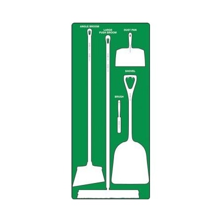 Accuform DRY ZONE STOREBOARDS ULTRA PSB710GNWT PSB710GNWT
